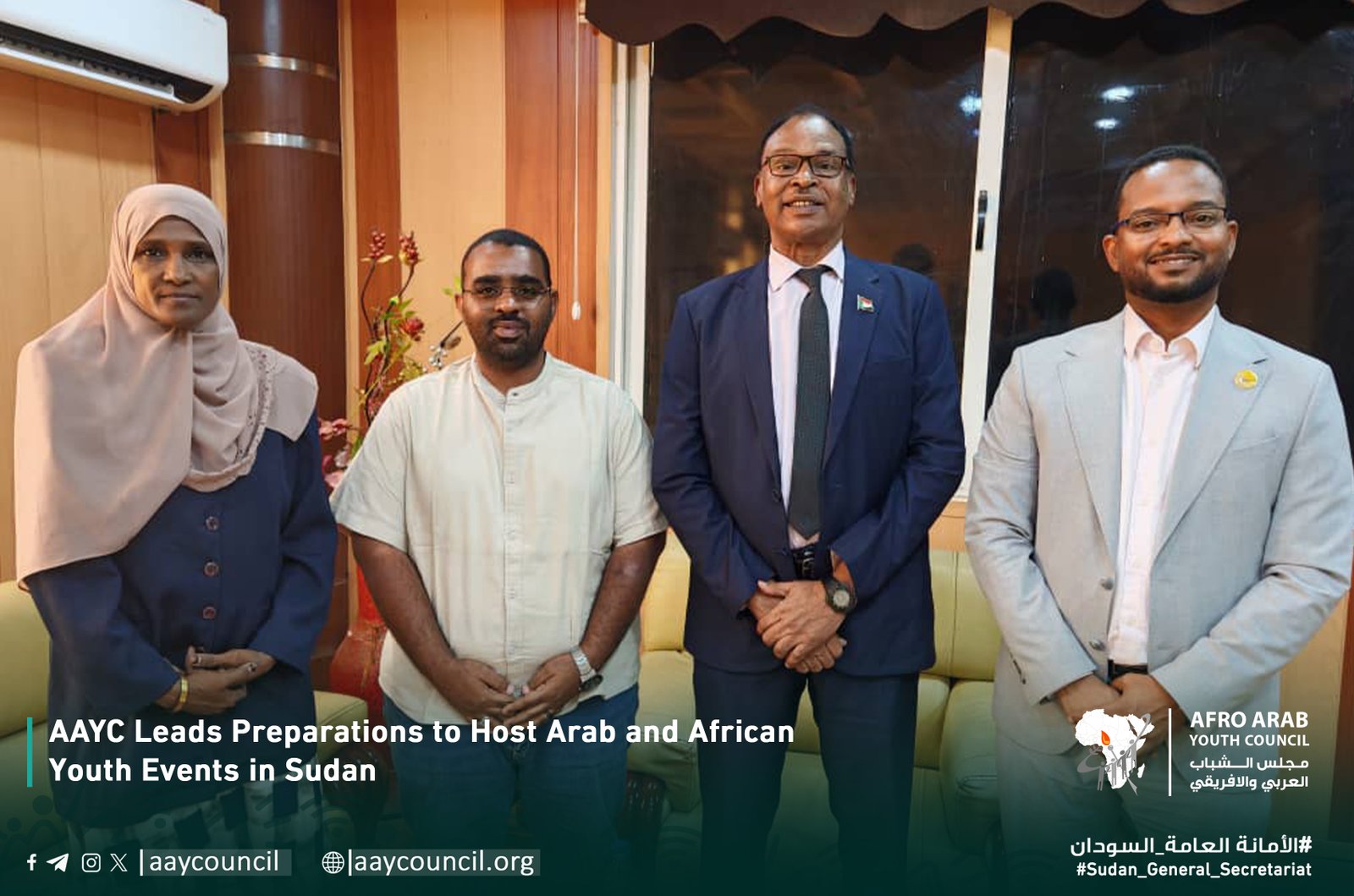 AAYC Leads Preparations to Host Arab and African Youth Events in Sudan