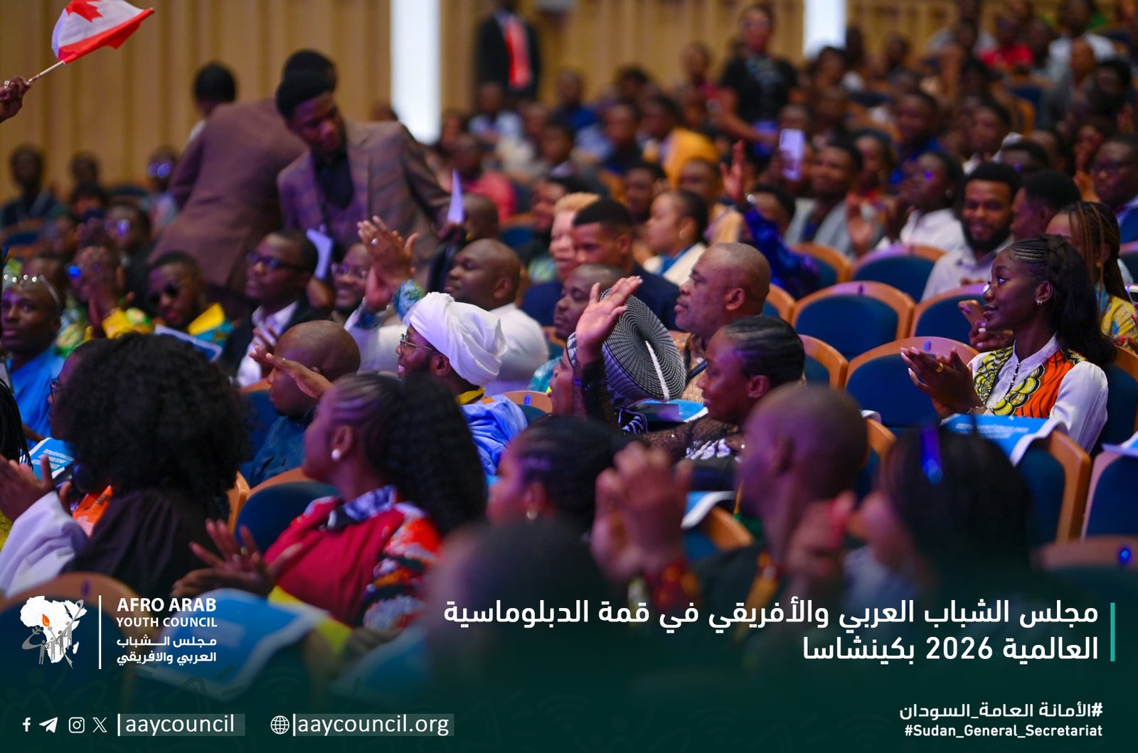 The Afro Arab Youth Council Participates in the World Diplomacy Summit 2026 in Kinshasa