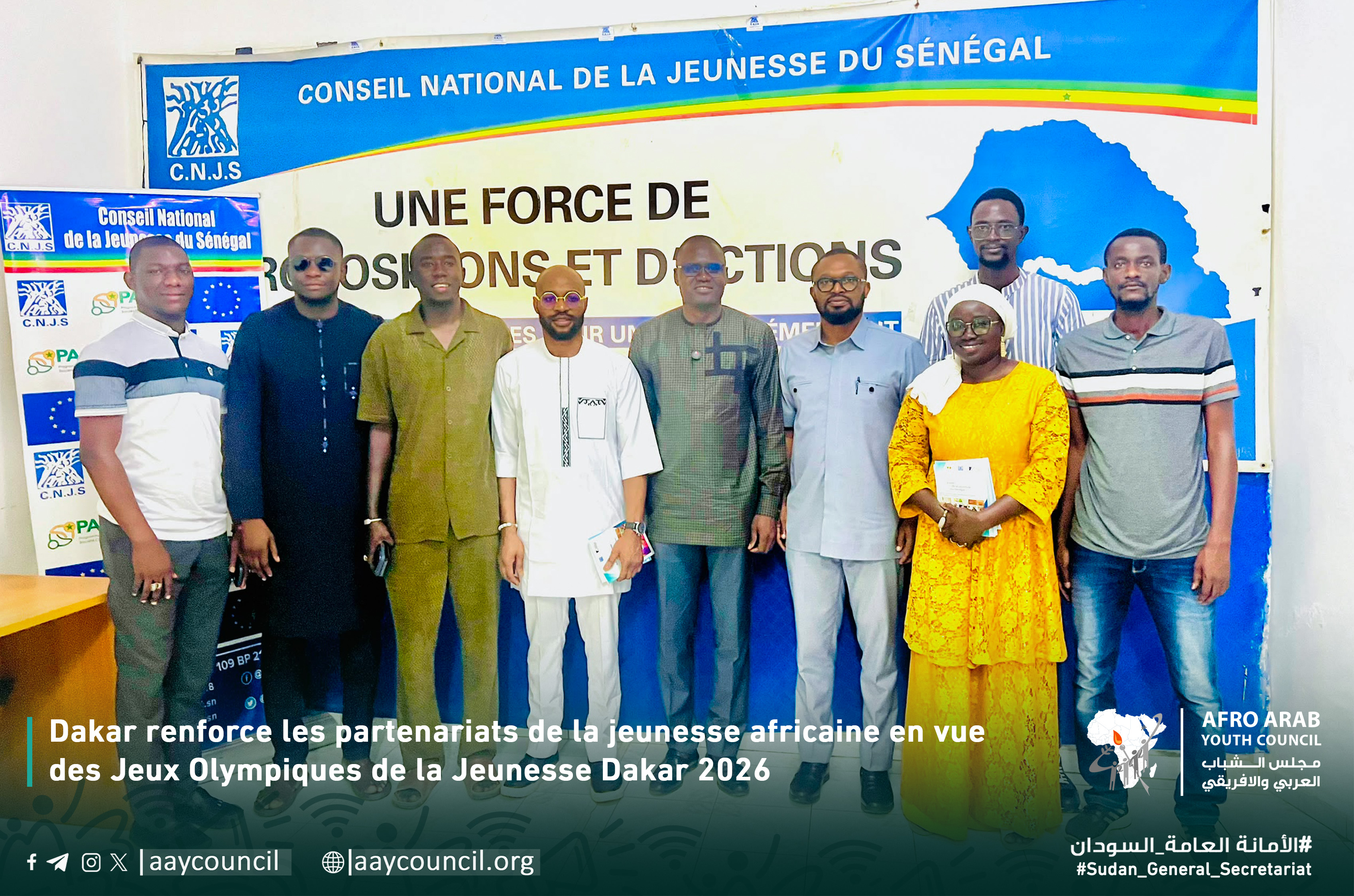Afro-Arab Youth Council Reinforces African Youth Partnerships Ahead of the Dakar 2026 Youth Olympic Games